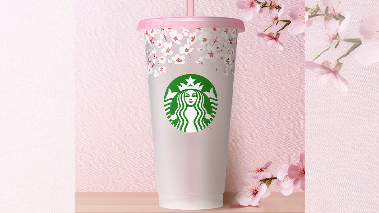 Sakura Reusable Cold Cup 24oz