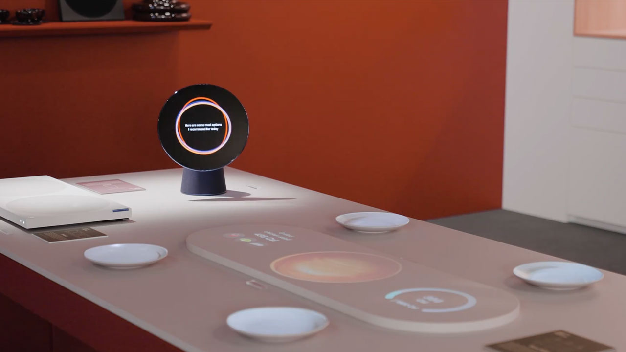 Samsung Showcases its OLED-Faced Desktop Robot Concept at Milan Design Week 2026