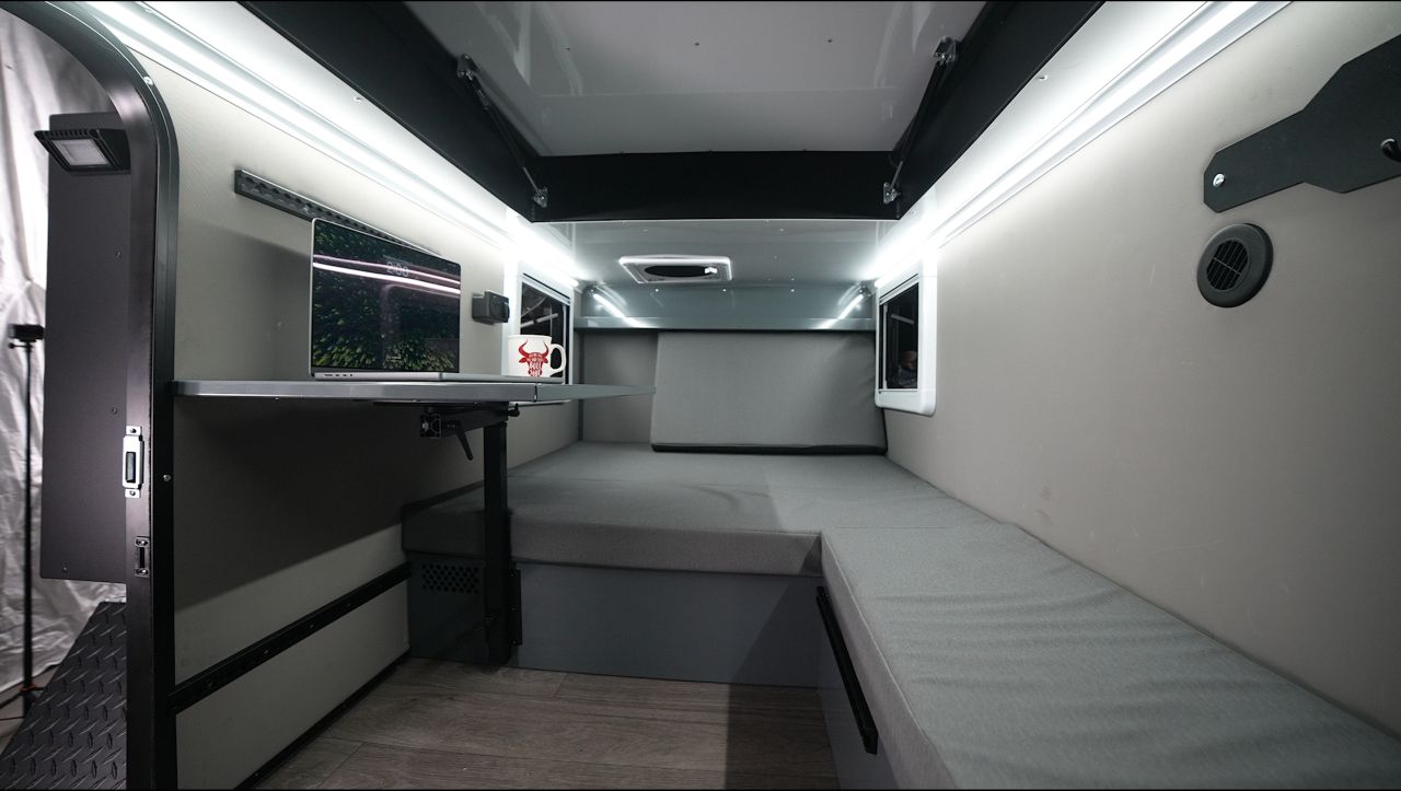 Skookum off-road trailer interior