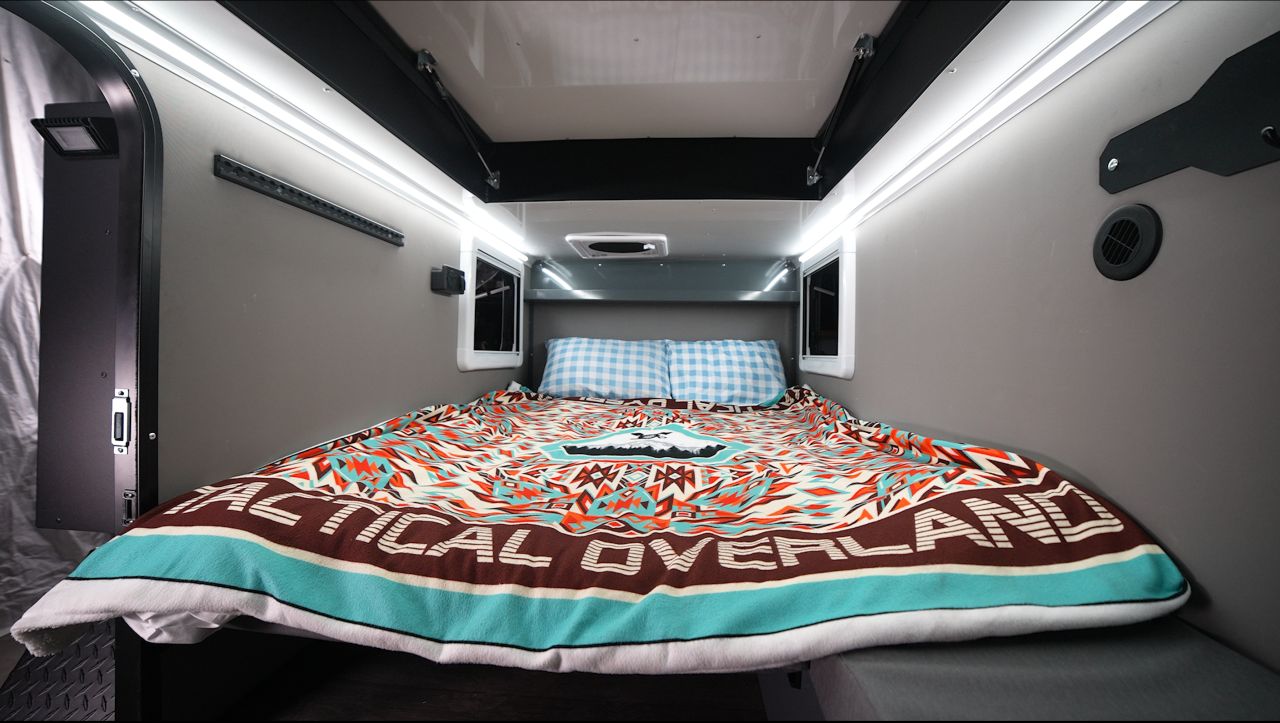 Skookum off-road trailer bedroom