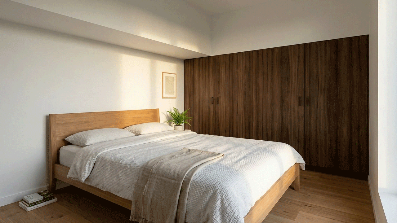 Soma tiny house - downstairs bedroom