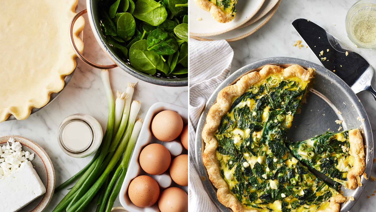 Spinach Quiche