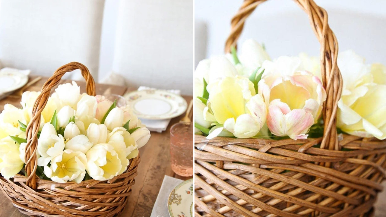 Spring floral arrangements