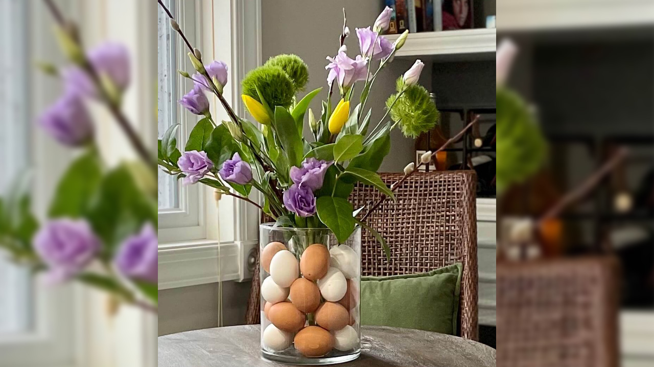 Spring floral arrangements