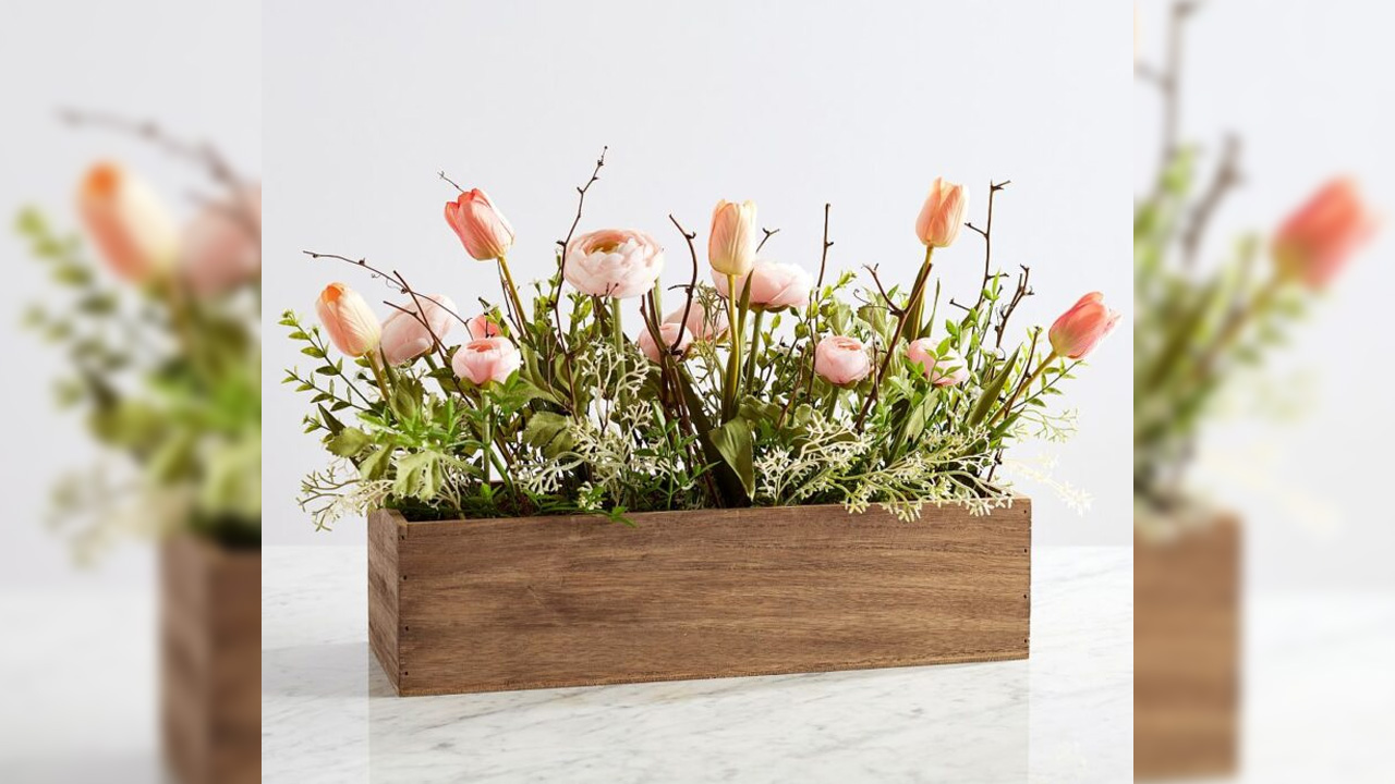 Spring floral arrangements