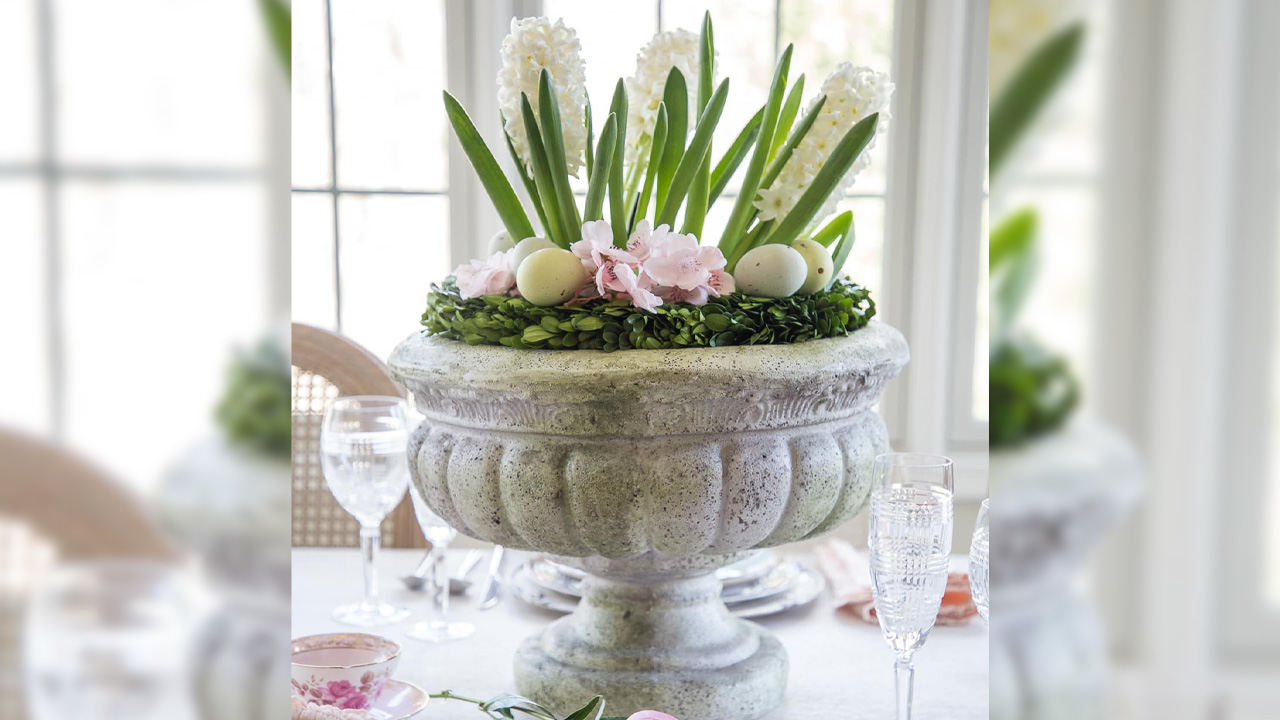 Spring floral arrangements
