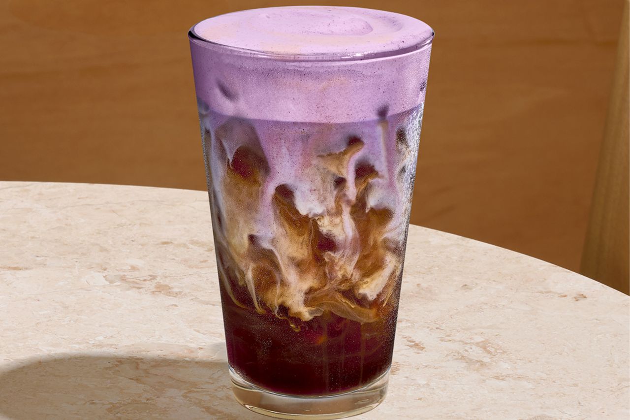 Starbucks 2026 Spring Menu_Iced Ube Coconut Cream Shaken Espresso