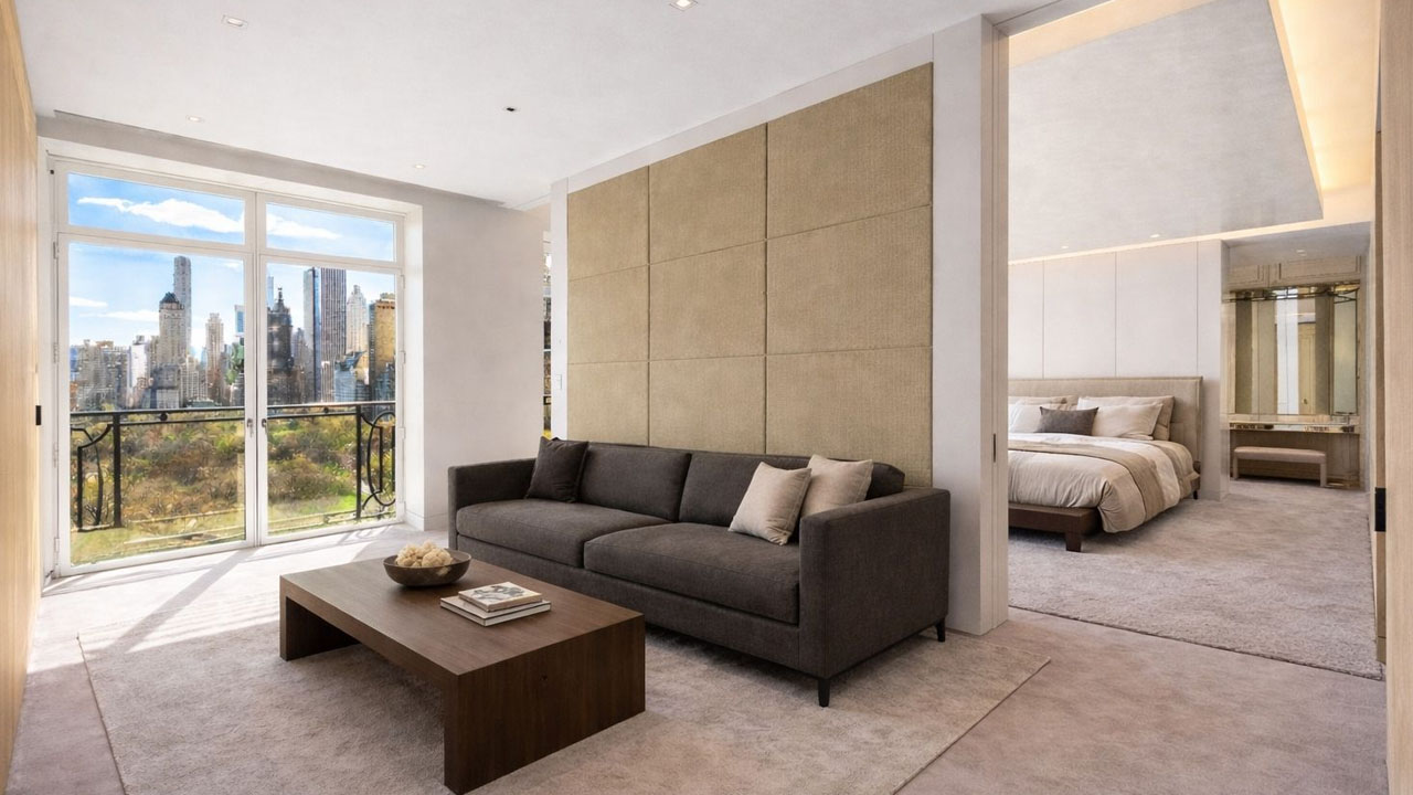 The open floor plan maintains fluidity across the rooms.