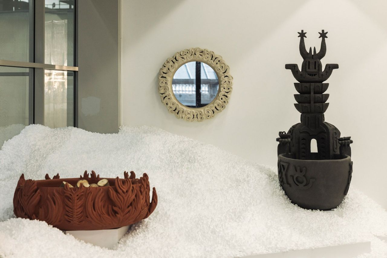 Studio LOHO and Sharon Van Overmeiren Monumental Ceramic Bathtubs and Washbasins