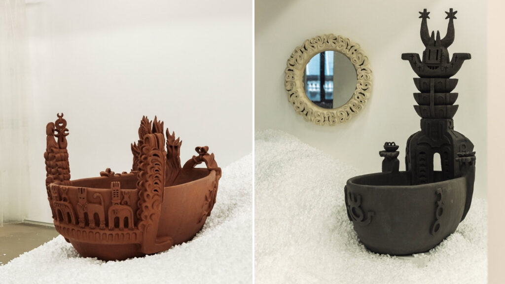 Studio LOHO and Sharon Van Overmeiren Monumental Ceramic Bathtubs and Washbasins