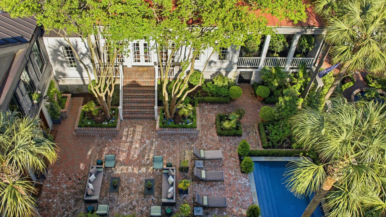 The Charleston Single Residence view from above