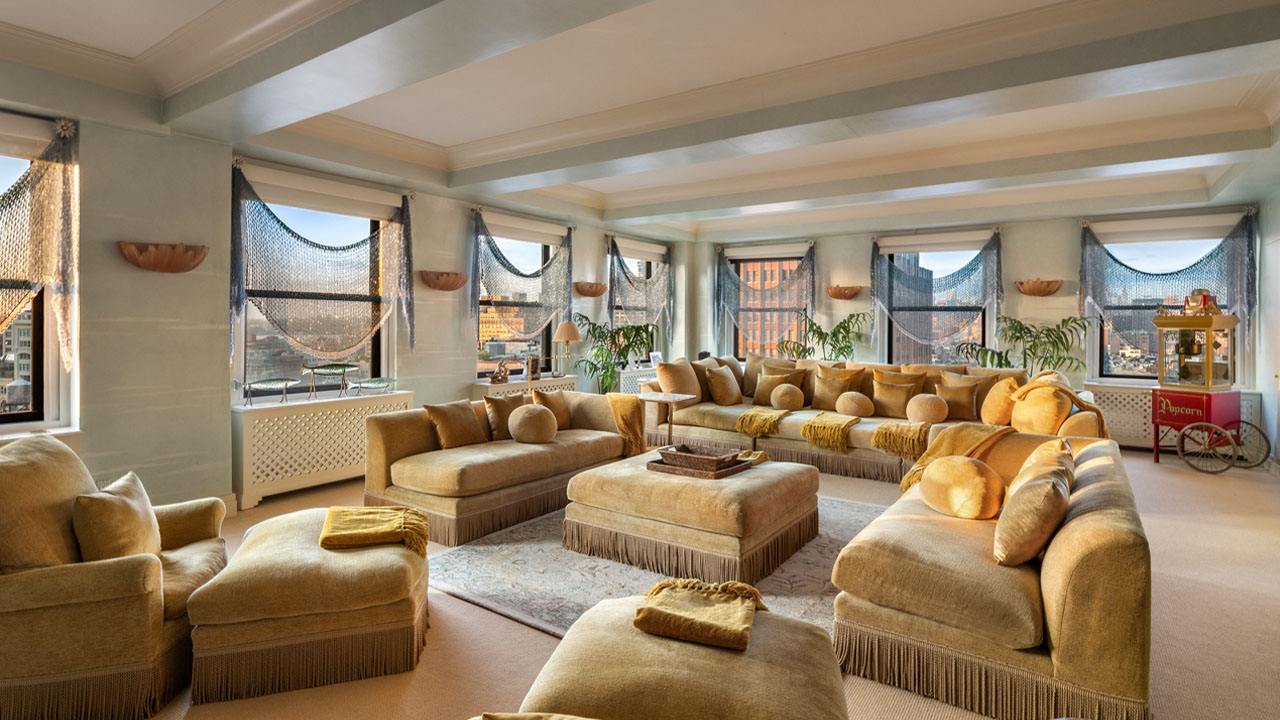 The living rooms are superbly spacious