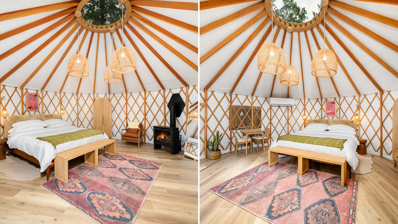 The Oak Yurt Stay_Airbnb