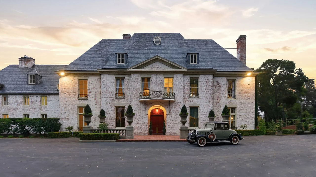 The weathered appearance of the Estate looks captivating