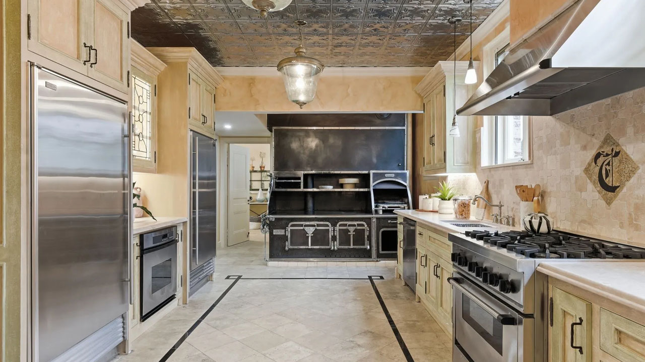 The kitchen gets a modern makeover