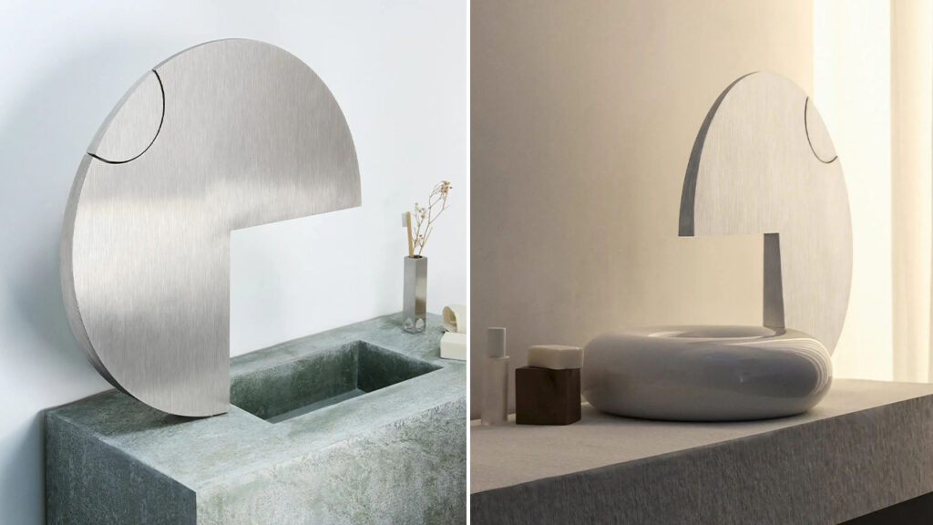 Trone Paris Rewrites the Rules by Reinventing Celeste Mixer Tap After Solar Eclipse Trone Paris Celeste Mixer Tap at Salone del Mobile 2026