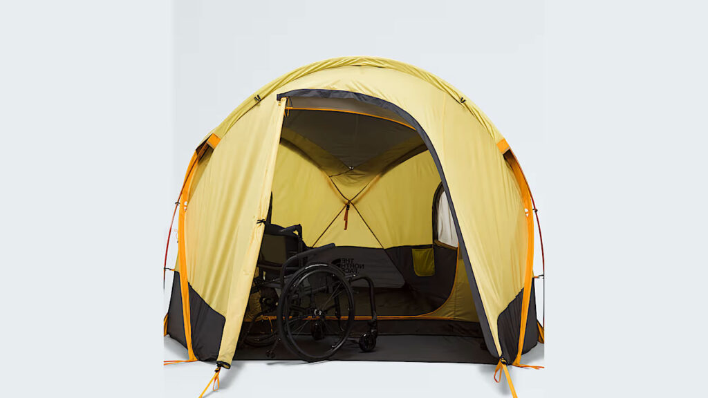 Universal Wawona 3 Camping Tent by The North Face with open door