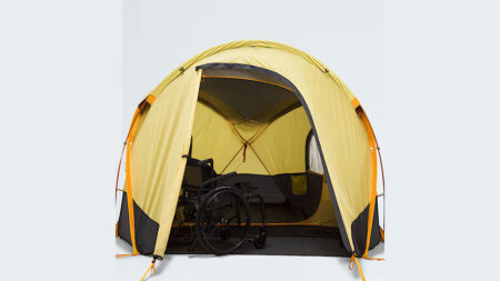 Universal Wawona 3 Camping Tent by The North Face with open door