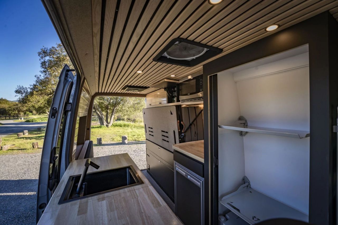 Vanspeed Album Camper Van With Multifunctional Layout - kitchen design