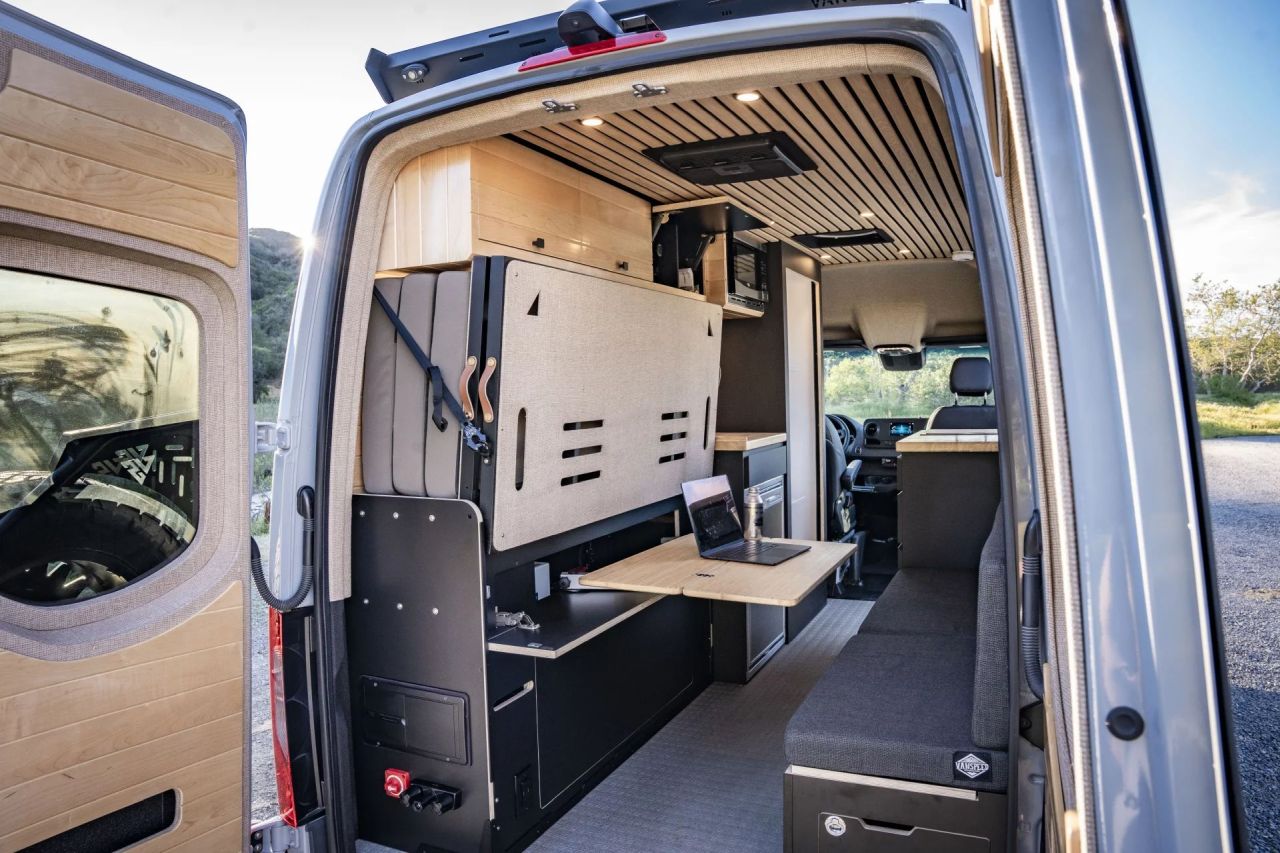 Vanspeed Album Camper Van With Multifunctional Layout - workspace