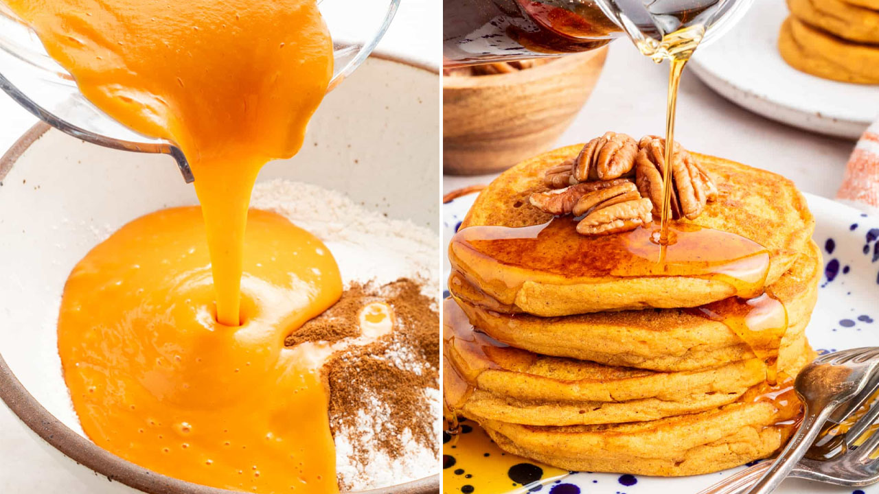 Vegan Sweet Potato Pancakes
