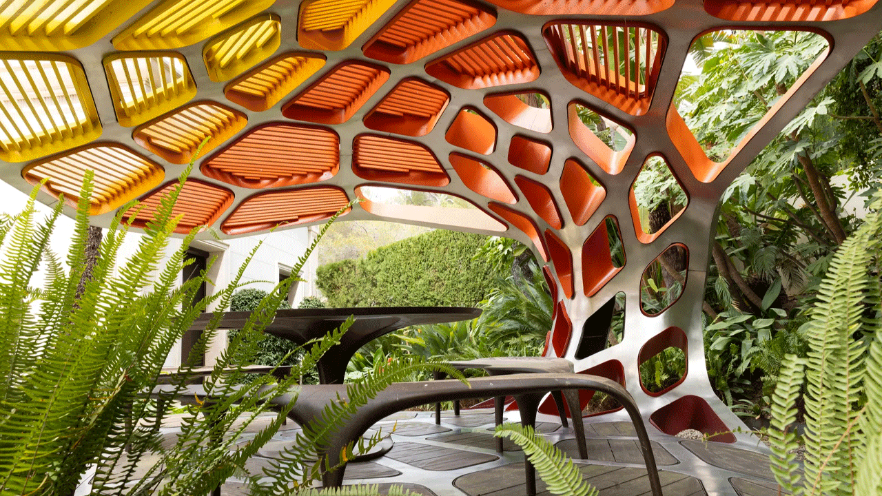 Zaha Hadid VOLU Dining Pavilion - goes to auction block