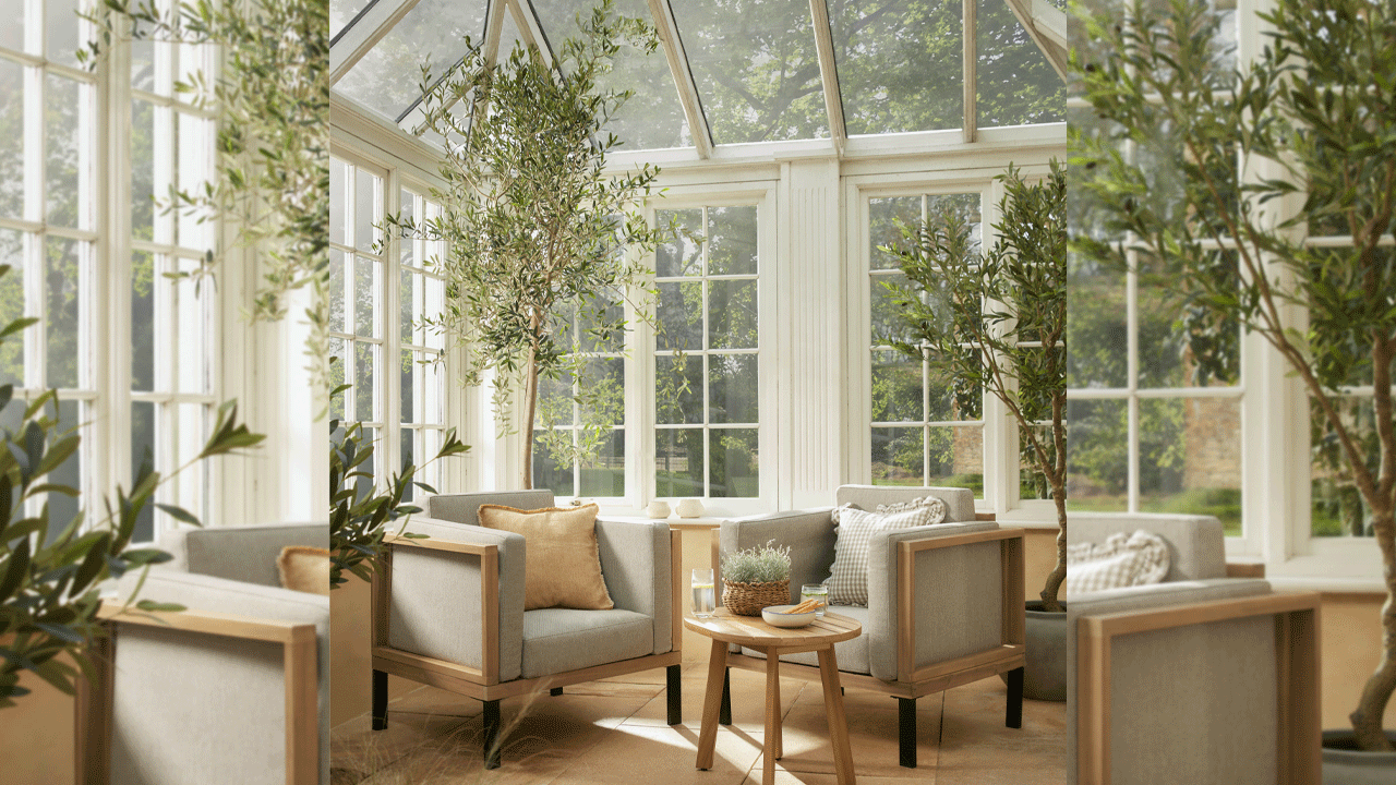 sunroom design - Vaulted Glass Ceiling