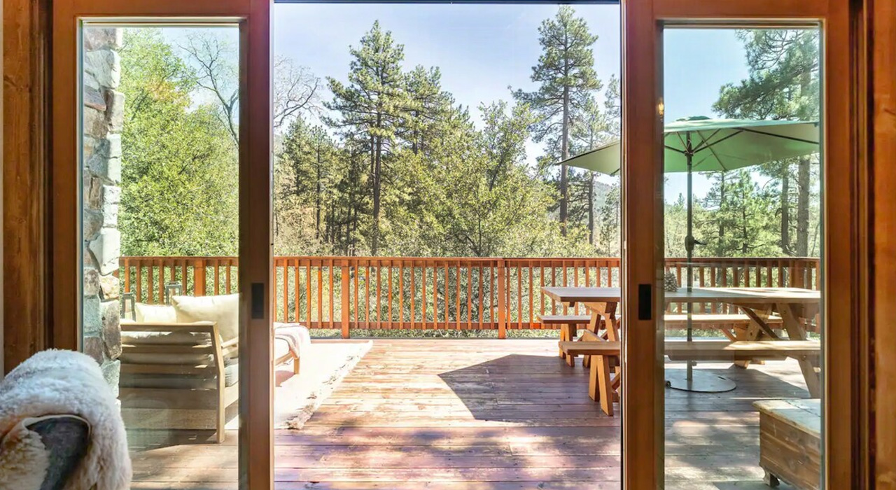 A-Frame Cabin_Deck