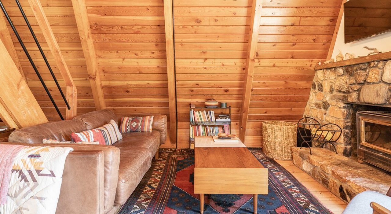 A-Frame Cabin_Living Room