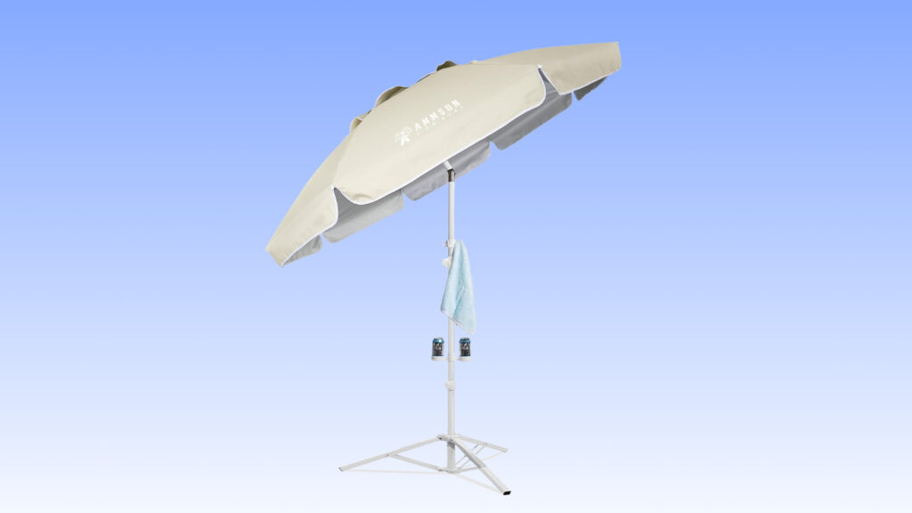 $60 Space-Saving Garden Umbrella Will be Your Best Friend in Summer AMMSUN Space-Saving Garden Umbrella