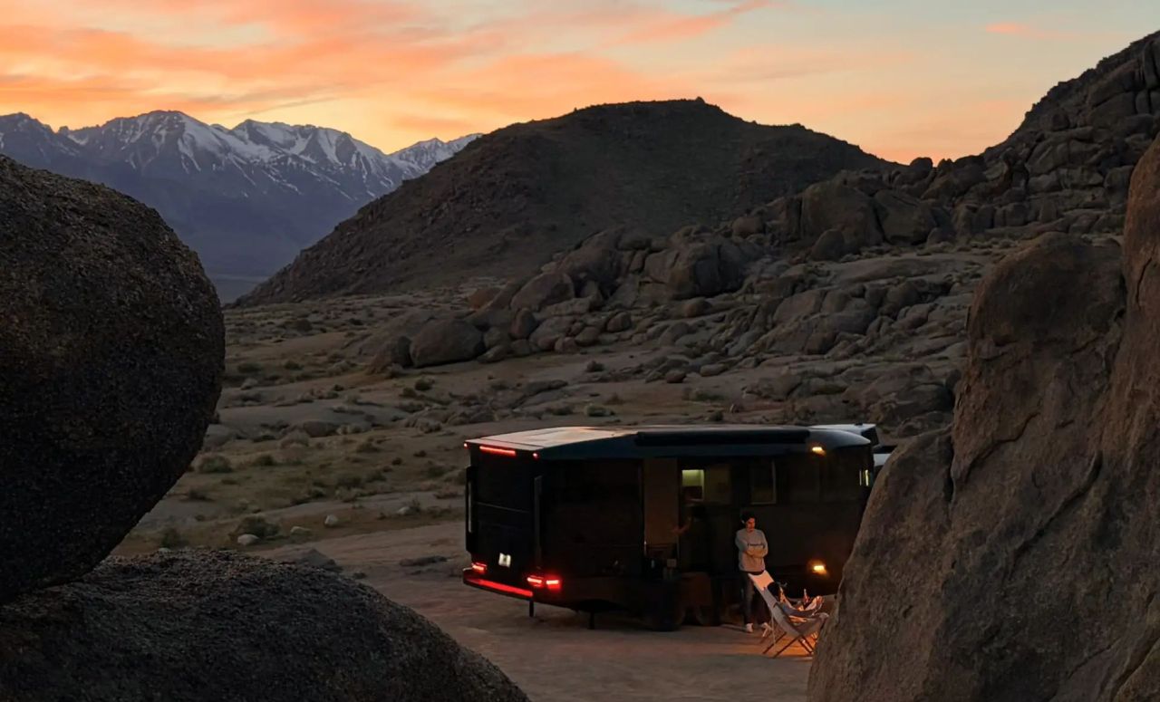 Aboard Extended-Range Electric Camper Trailer