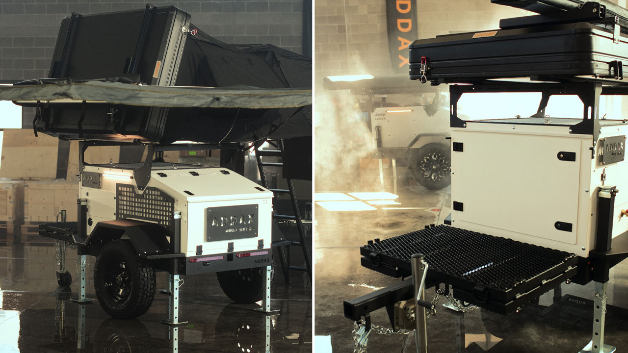 Addax Basecamp V3 Jeep-Branded Travel Trailer Survives Rugged Off-Road Terrain