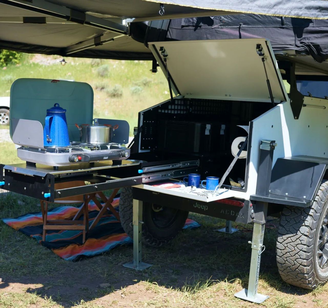 Addax Basecamp V3 Jeep-Branded Travel Trailer Survives Rugged Off-Road Terrain