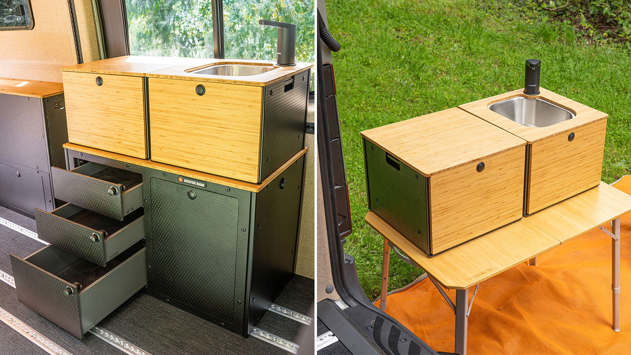 Adventure Wagon’s RUV Utilizes Modular Elements to Change Interior Layouts On-The-Go
