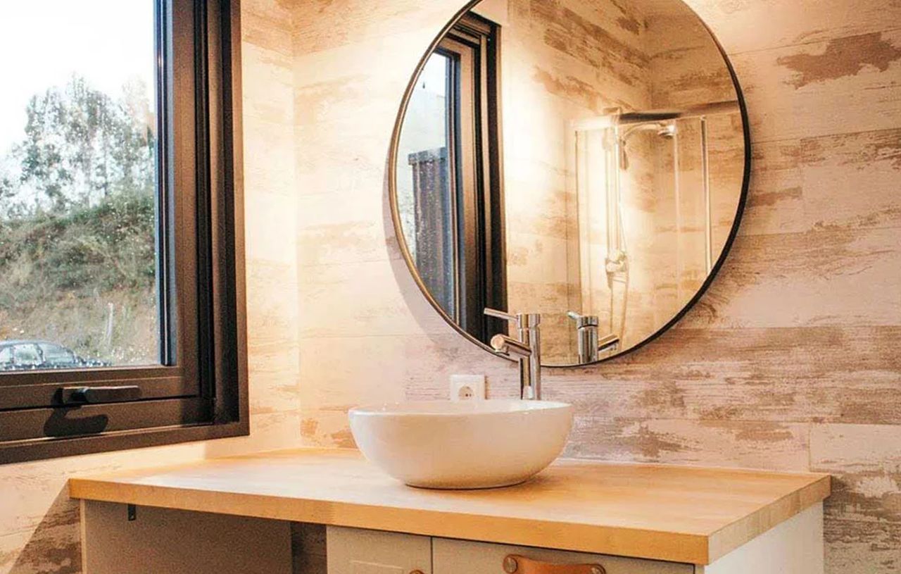 Bathroom of Algarve tiny house on wheels