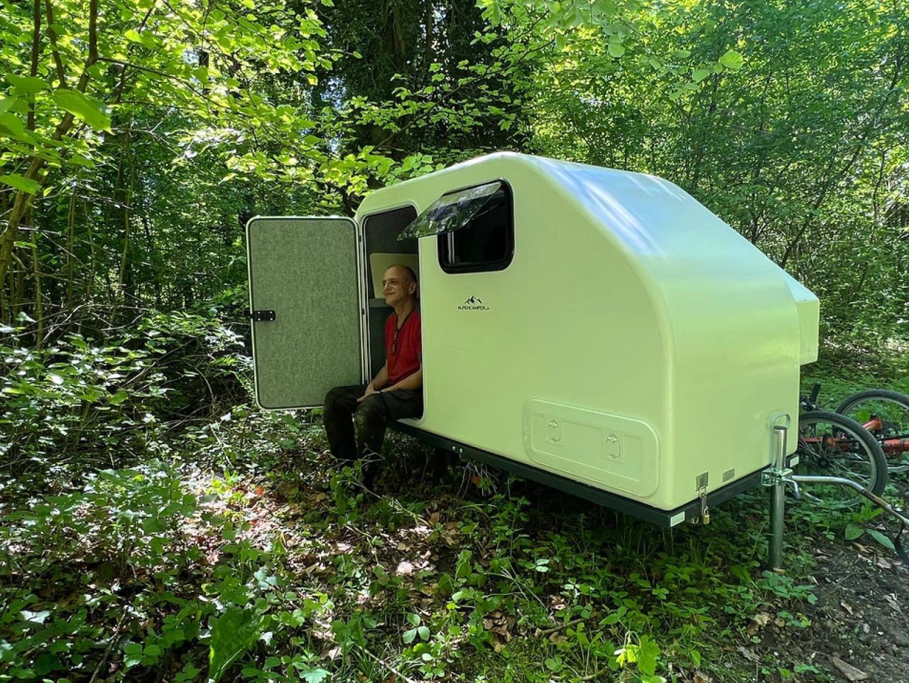 Alpencamper Eco Slide Out Bike Camper Trailer