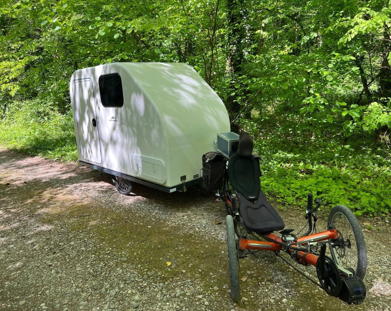 Alpencamper Eco Slide Out Bike Camper Trailer