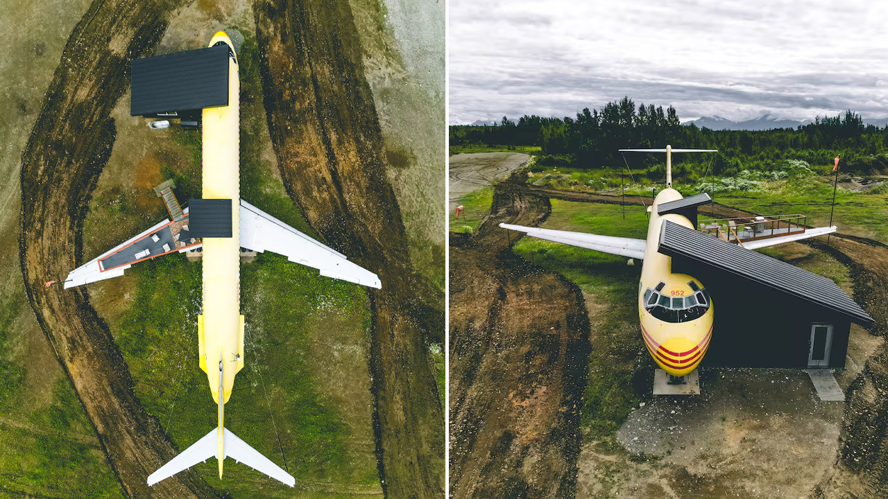 An-Epic-Stay-at-Douglas-DC-9-Airplane-House-in-Wasilla,-Alaska