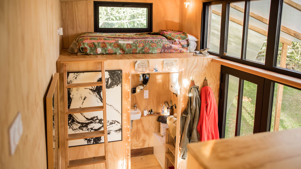 The secondary bedroom sleeps one person