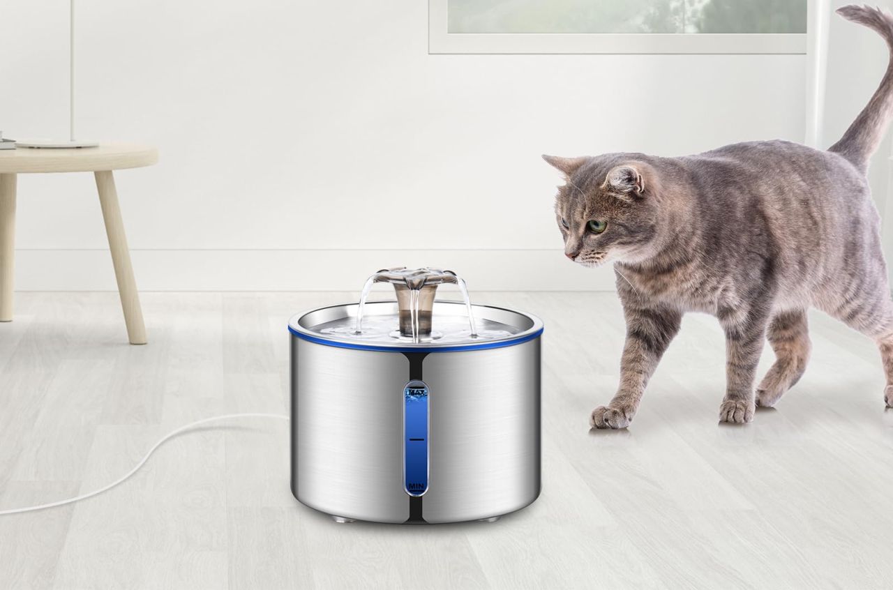 BOORCA Cat Water Fountain