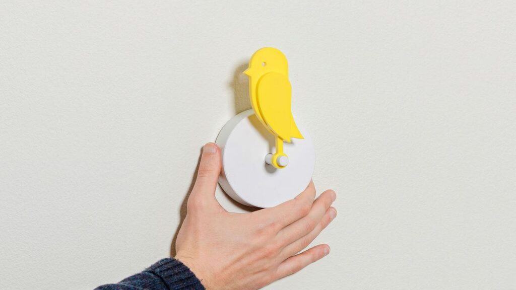 This Bird-Shaped Air Monitor Blends Smart Tech With Danish Design Birdie Air Monitor