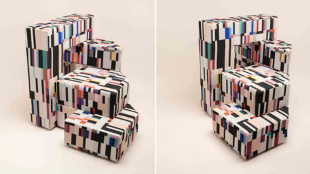 Brayton Chair Translates Experience of Reclining on Staircase to Plush Seating Brayton Chair by Cory Christiansen
