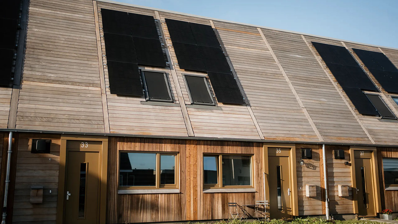 The Carbon-negative Marknesse Neighborhood was built with renewable reusability in mind.