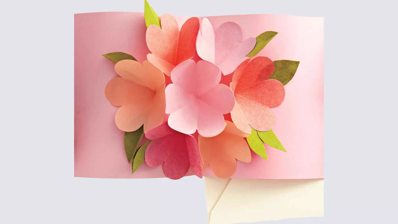 DIY Floral Pop-Up Card