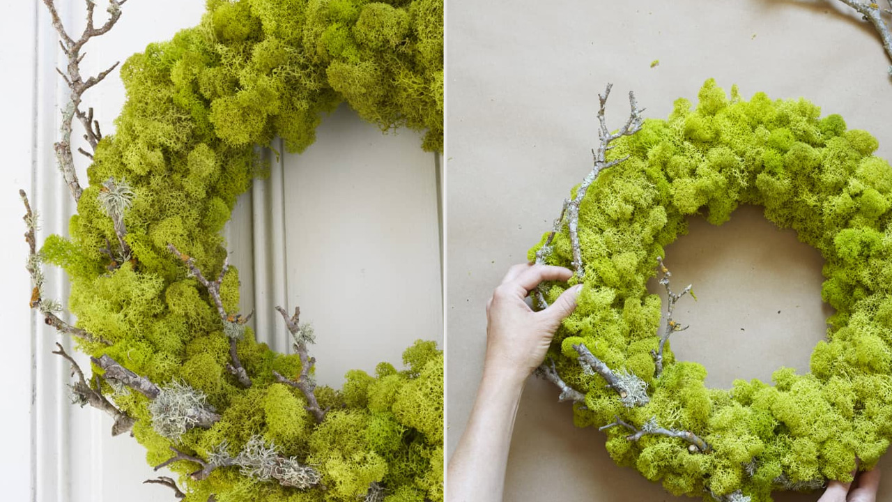 DIY Moss Wreath