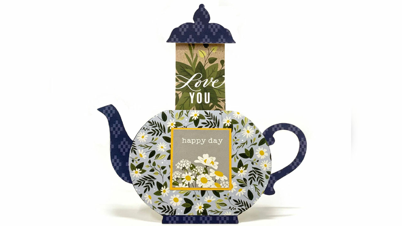 DIY Teapot Pull Card