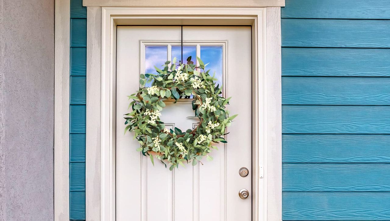 Eucalyptus Wreath for Front Door