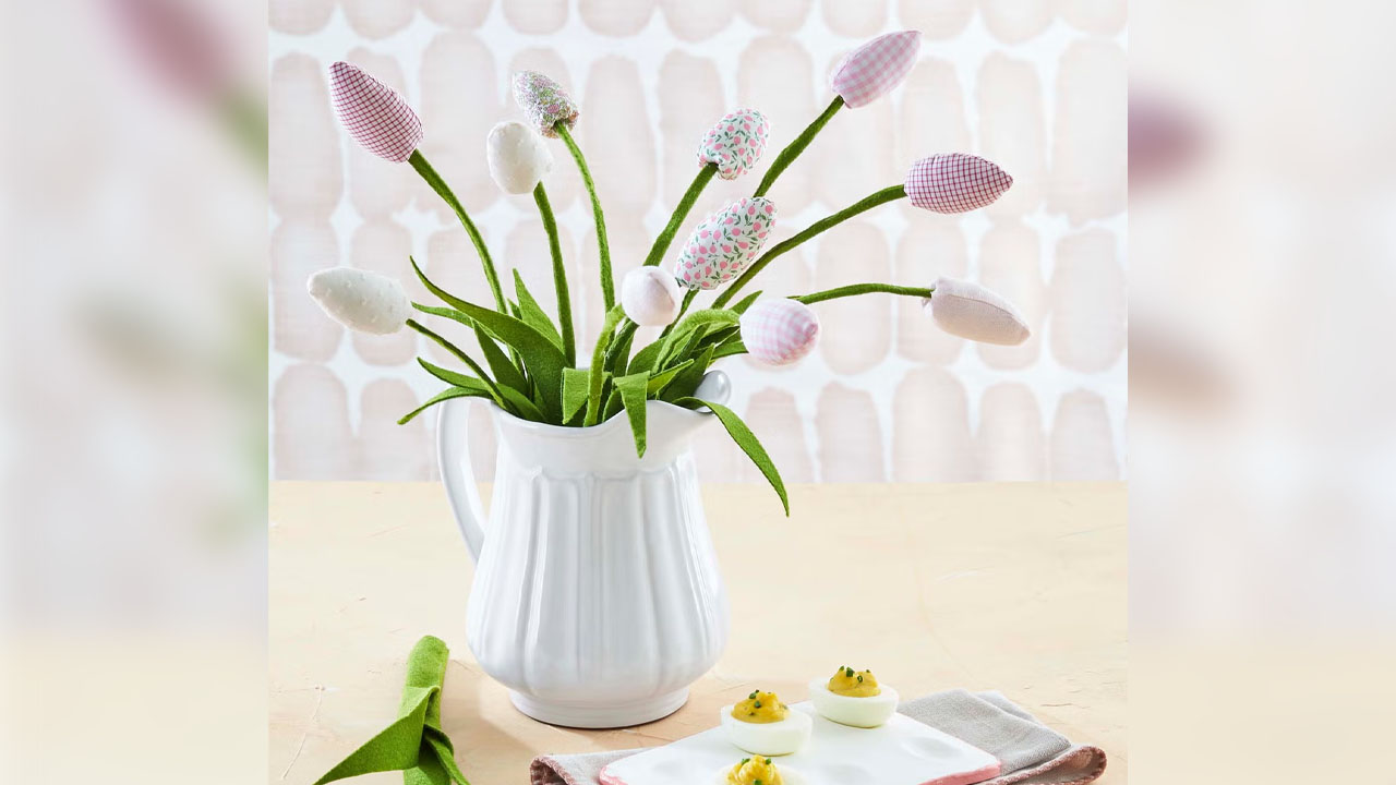 Fabric Tulips