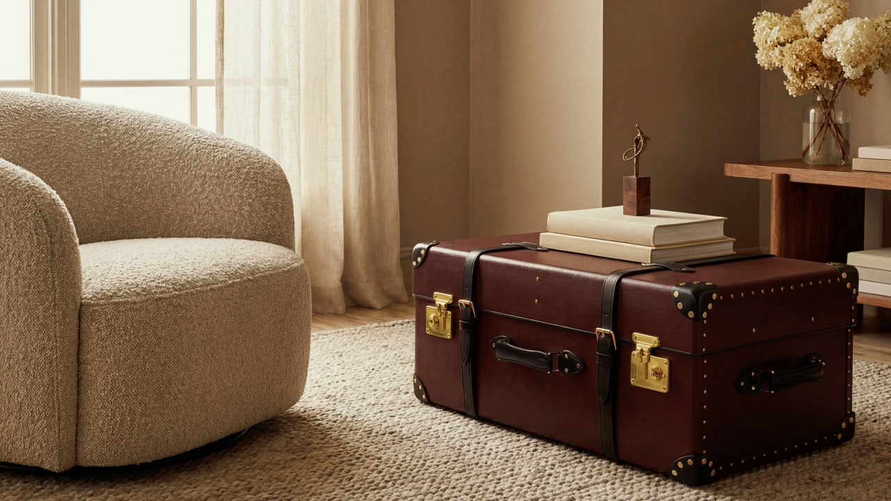 Globe-Trotter Streamer trunk