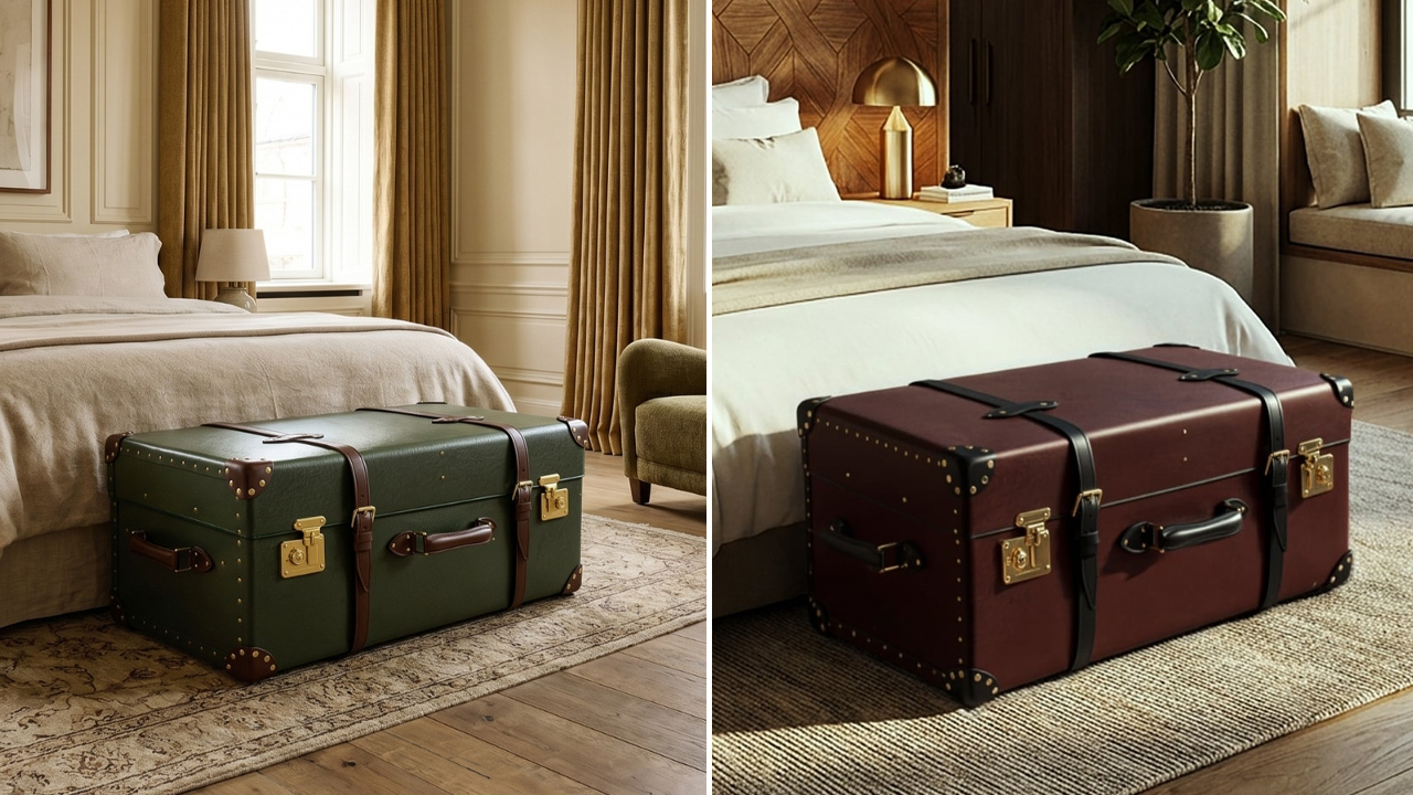 Globe-Trotter Streamer trunk